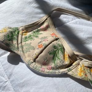 Floral Tan Swimsuit - Bikini